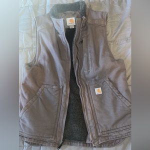 Womens Carhartt Vest Taupe Grey
